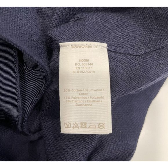 Boden Embellished Jewel Button Up Cardigan Size 2 Navy Blue Sweater - Picture 5 of 9